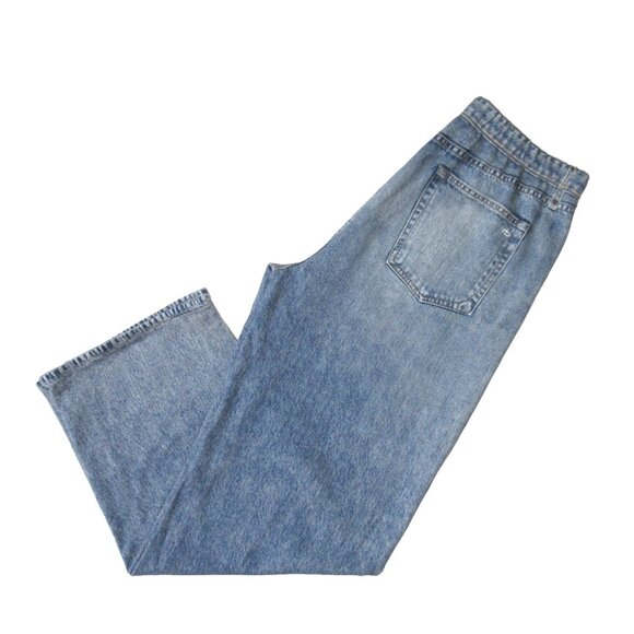 NWT rag & bone Miramar Terry Wide Leg in Scarlet Photo Print Jean Sweatpants XL - Picture 6 of 10